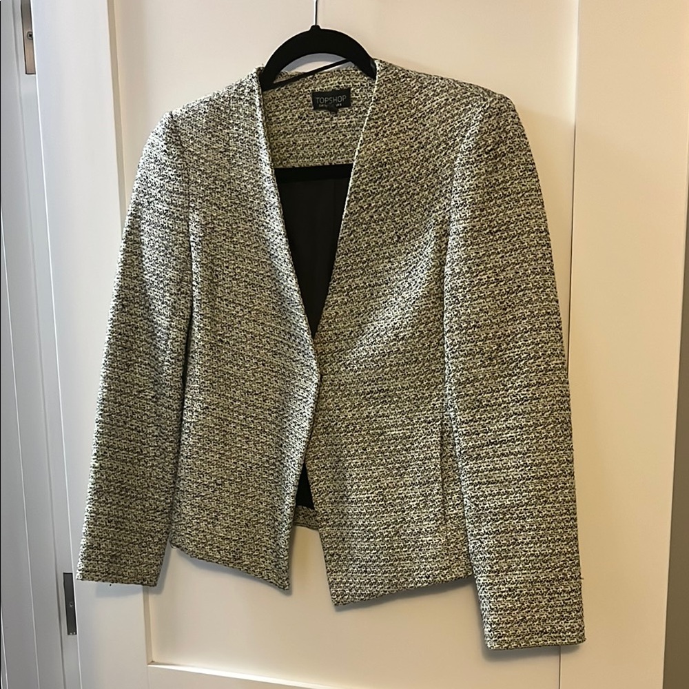 TOPSHOP Women's Tweed Blazer